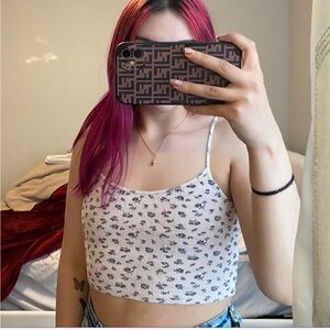 Brandy Melville floral tank